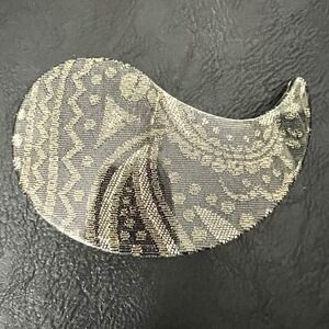Vintage Made in France Paisley Acrylic Hair Barrette Clip Large Eclectic‎